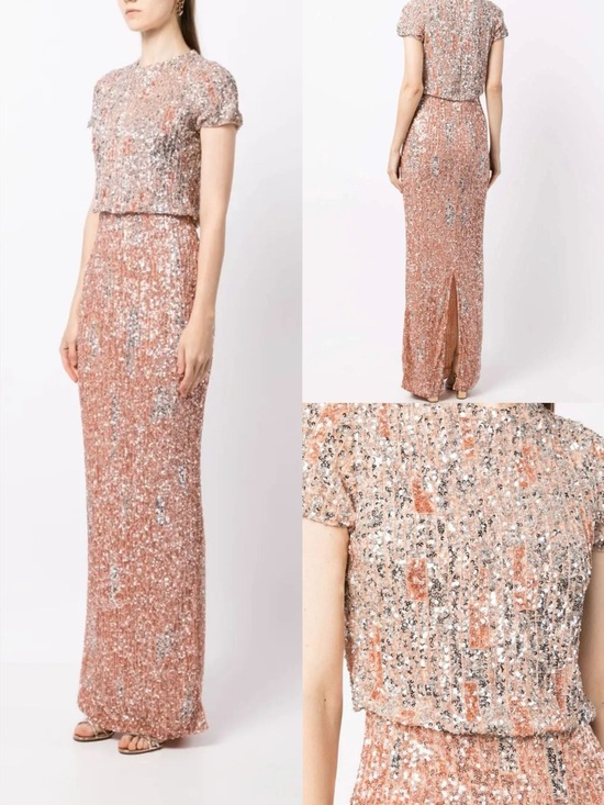 Rachel Gilbert Dresses & Skirts - NWT Rachel Gilbert Nesta Sequin Gown Wedding Guest Dress